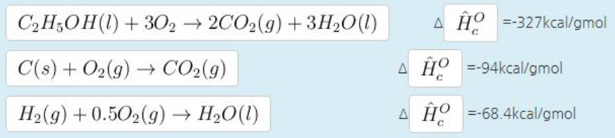 Solved Find the heat of generation of C2H5 from the | Chegg.com