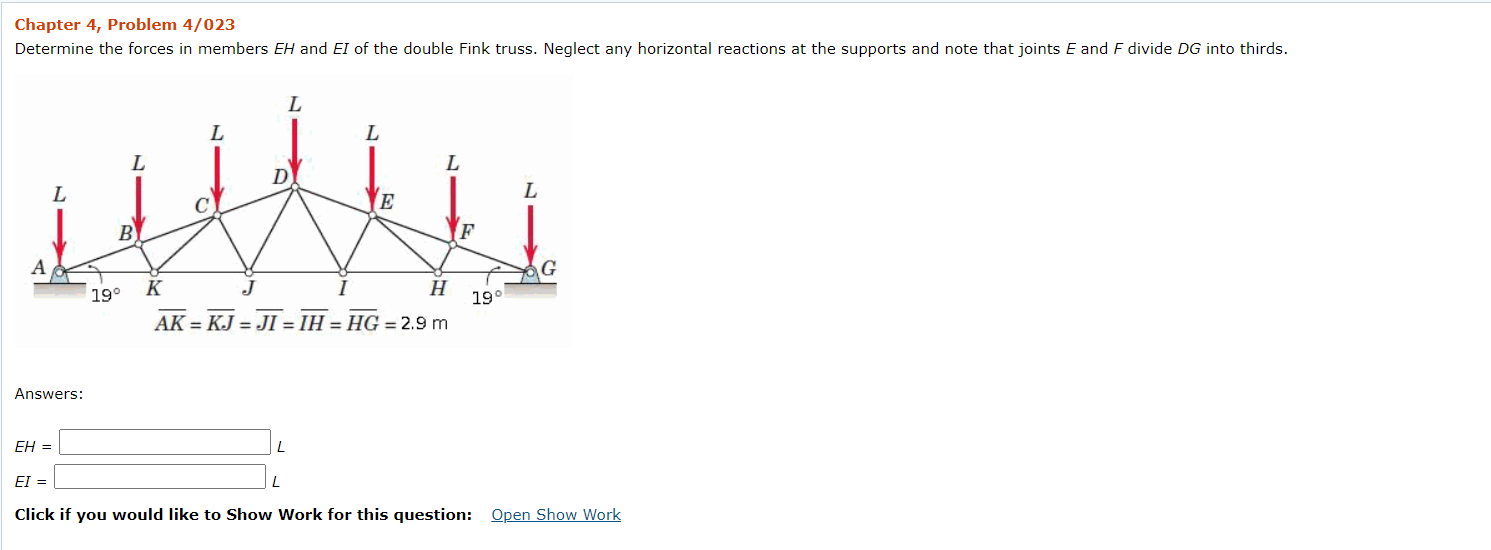 Solved Chapter 4, Problem 4/023 Determine the forces in | Chegg.com