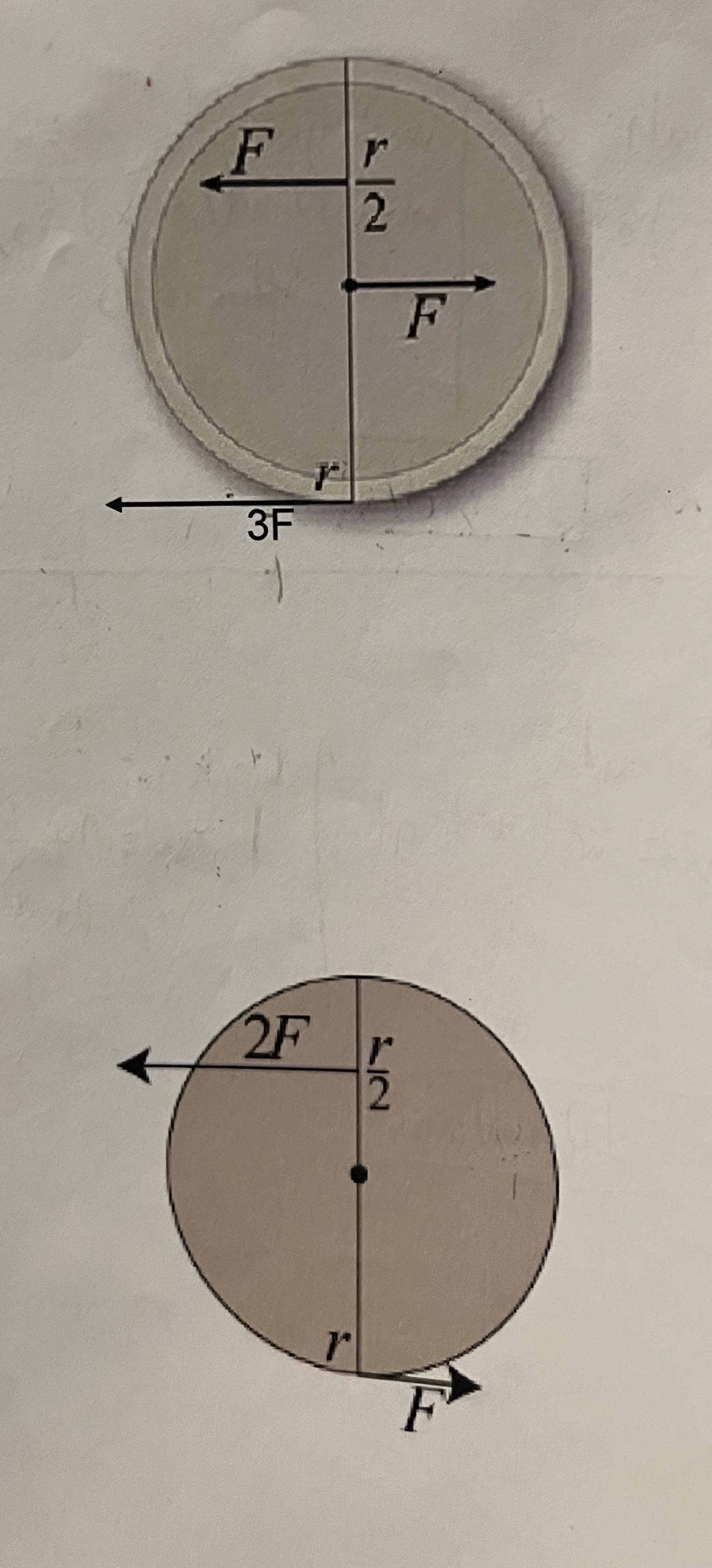 Solved A circular air hockey puck of radius r slides across