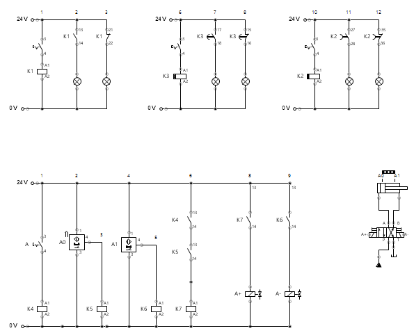 Solved Explain the A+A- sequence with relays and time | Chegg.com