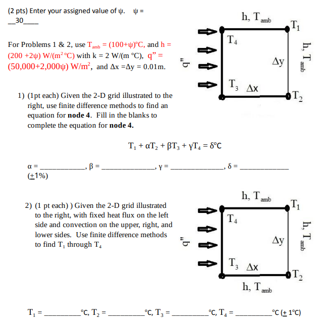 Solved Use finite difference methods to find | Chegg.com