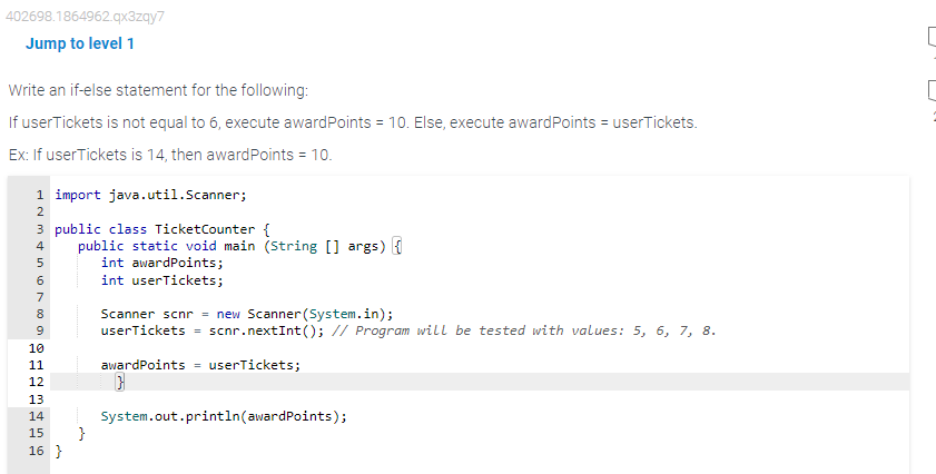 Solved 402698.1864962.qx3zqy7 Jump to level 1 Write an | Chegg.com