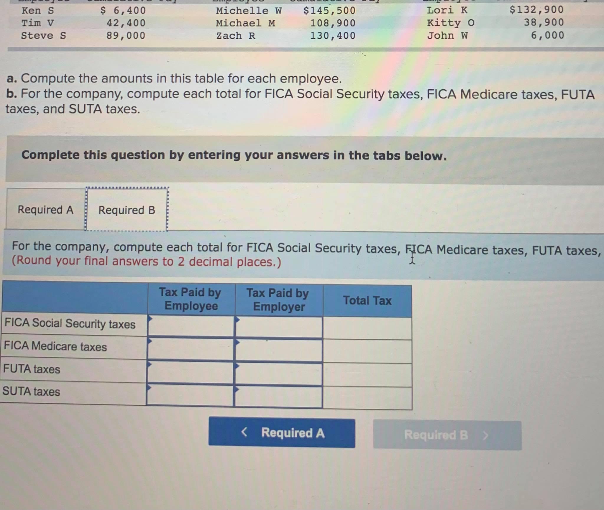 Federal & Medicare FICA Tax Table Maintenance (FEDM2 & FEDS2)