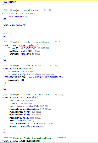 Solved Use AP database Write an UPDATE statement that | Chegg.com