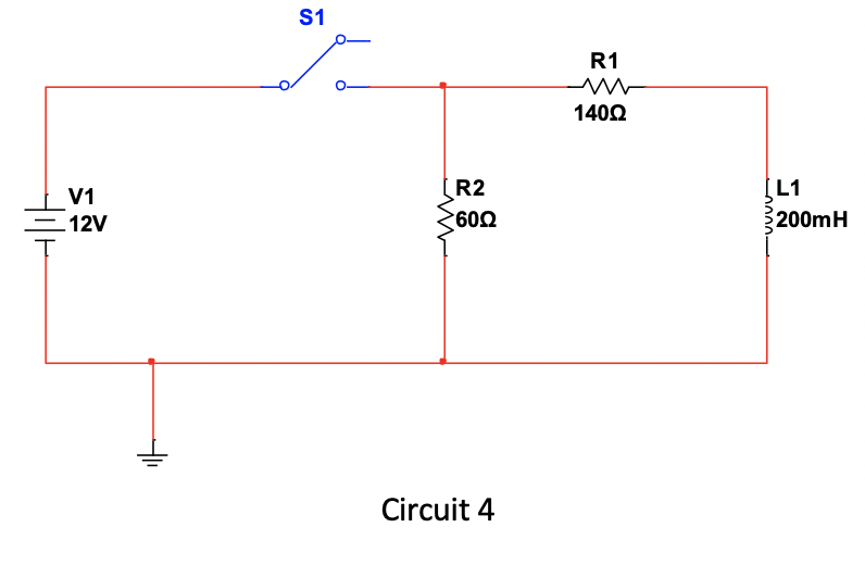 Solved In Circuit 4, Determine the storage and decay phase | Chegg.com