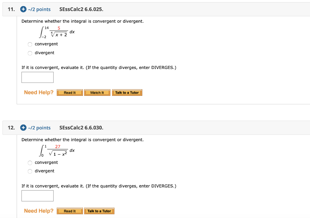 solved-determine-whether-the-integral-is-convergent-or-chegg