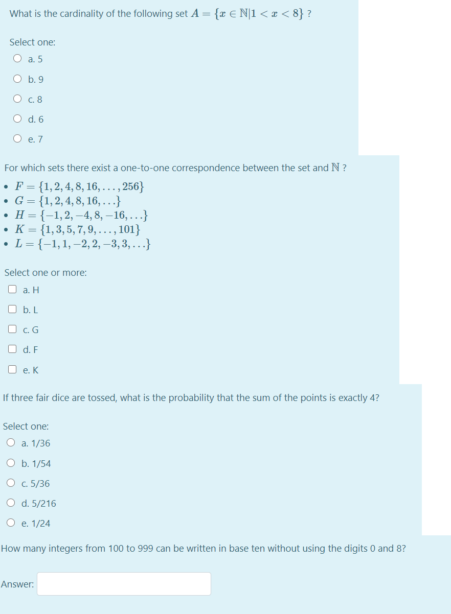 Solved I Will Be Happy To Get The Answers Without Explan Chegg Com