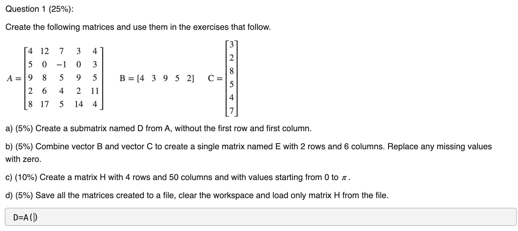 Working with matrices is a breeze with the NumWorks graphing calculator!  Check it out for yourself: #MTBoS #iteachmath, By NumWorks