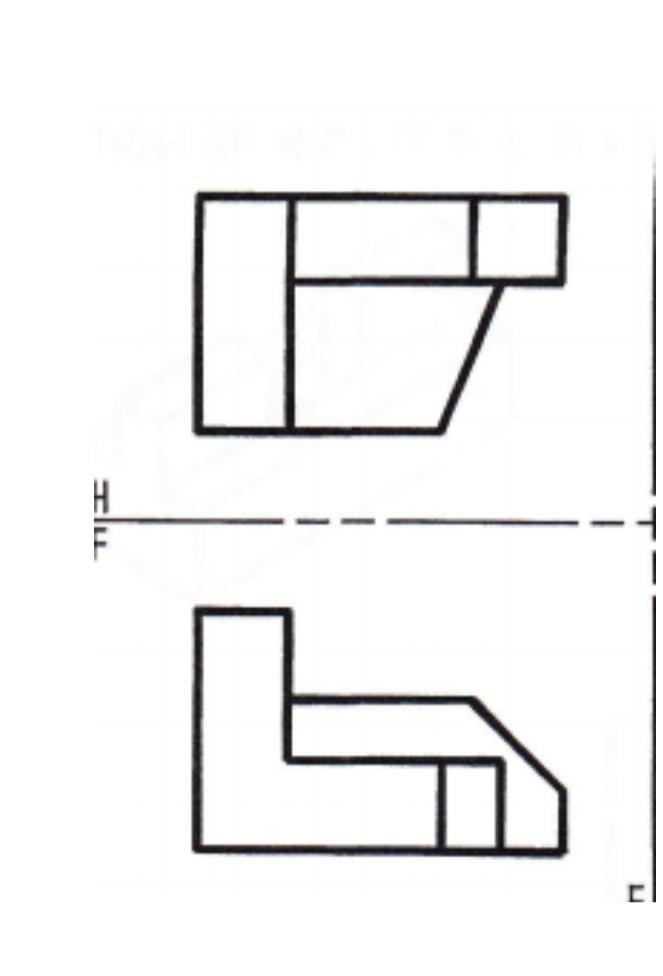 Solved find missing view of the following projection views | Chegg.com
