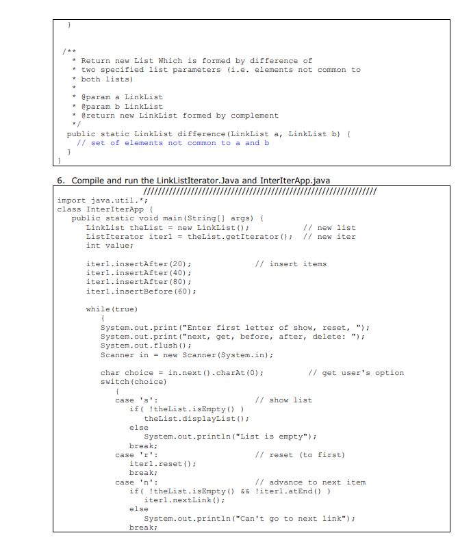 Solved 5. Given the following class outline provide the | Chegg.com