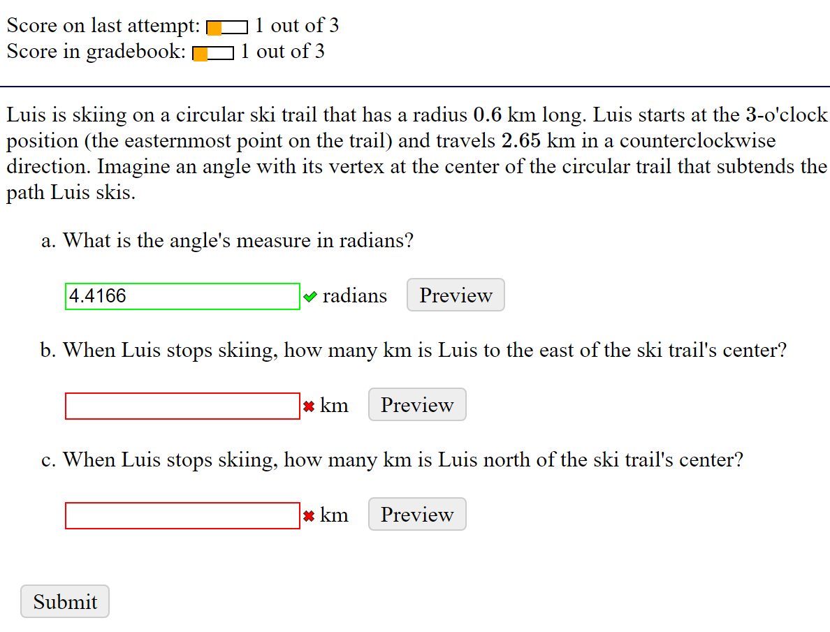 solved-luis-is-skiing-on-a-circular-ski-trail-that-has-a-chegg