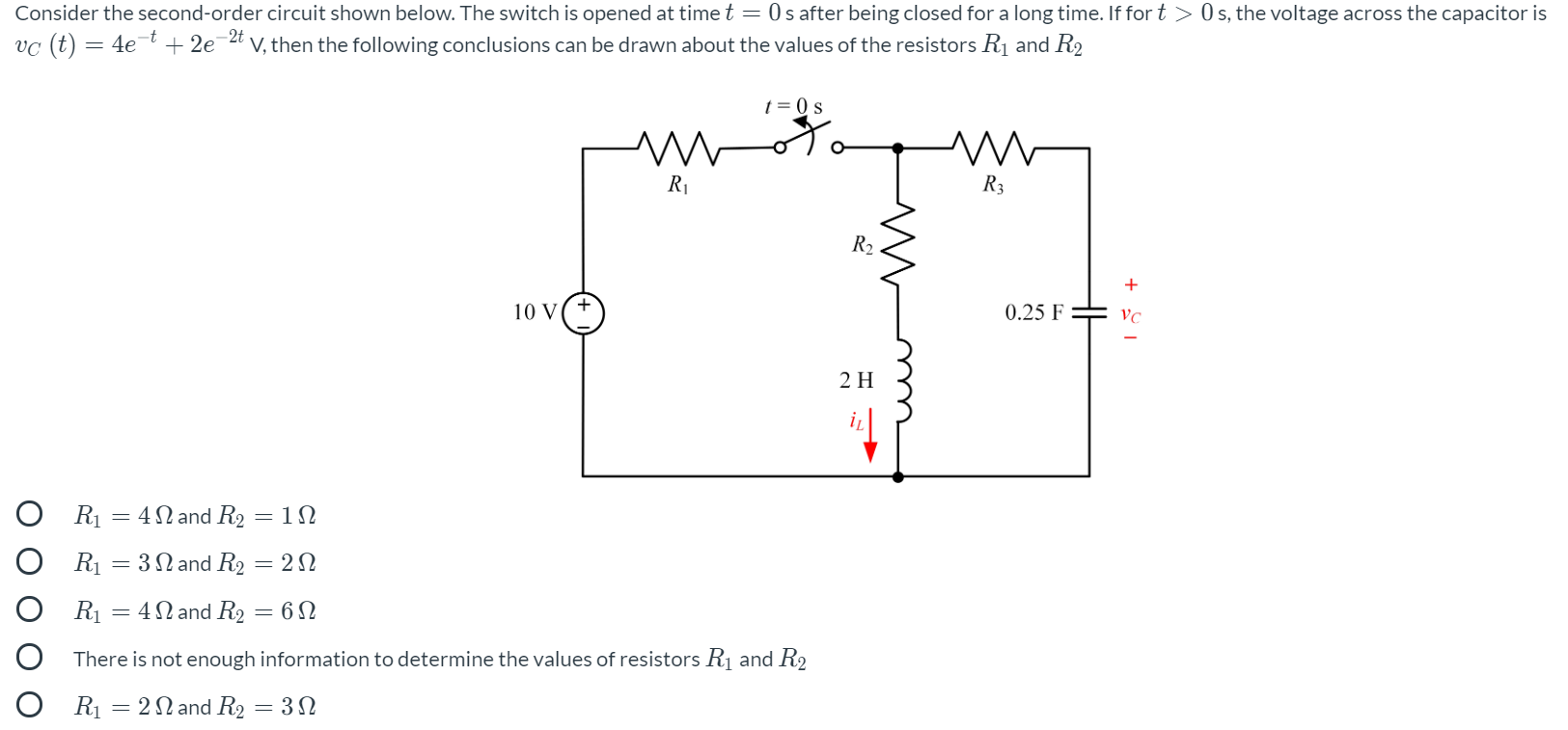 Solved Consider The Second Order Circuit Shown Below The Chegg Com   PhpXDTvyu 