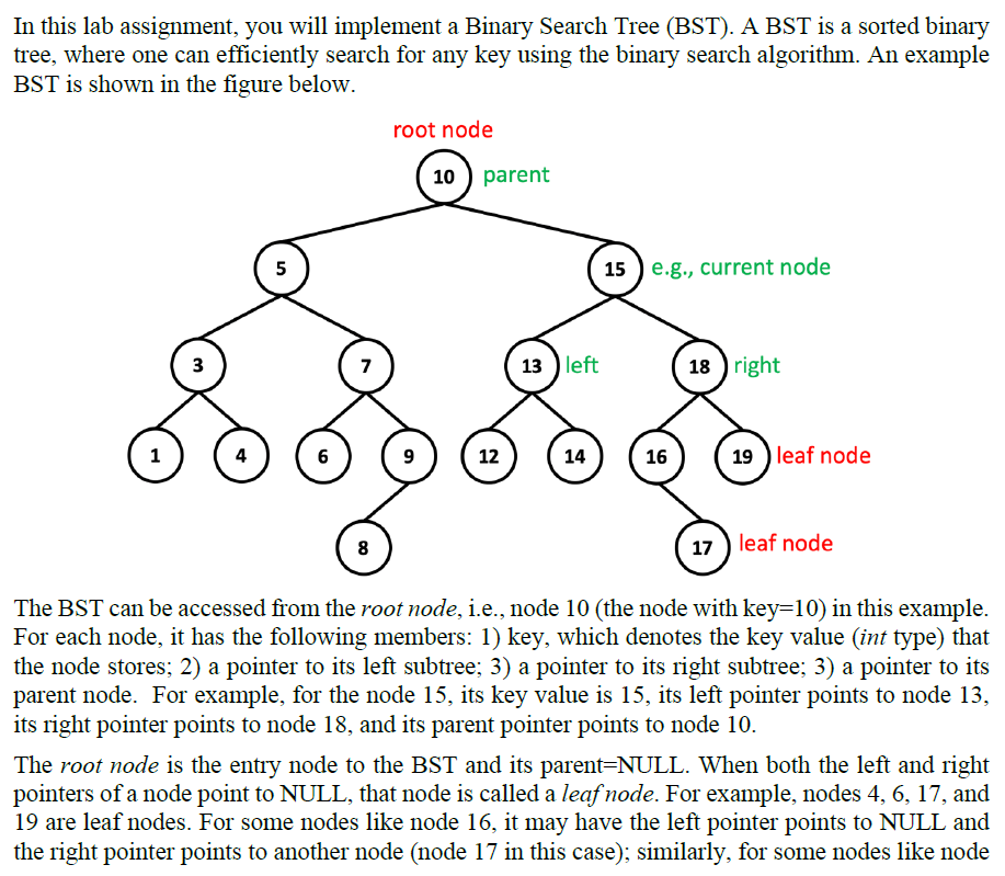 solved-in-this-lab-assignment-you-will-implement-a-binary-chegg