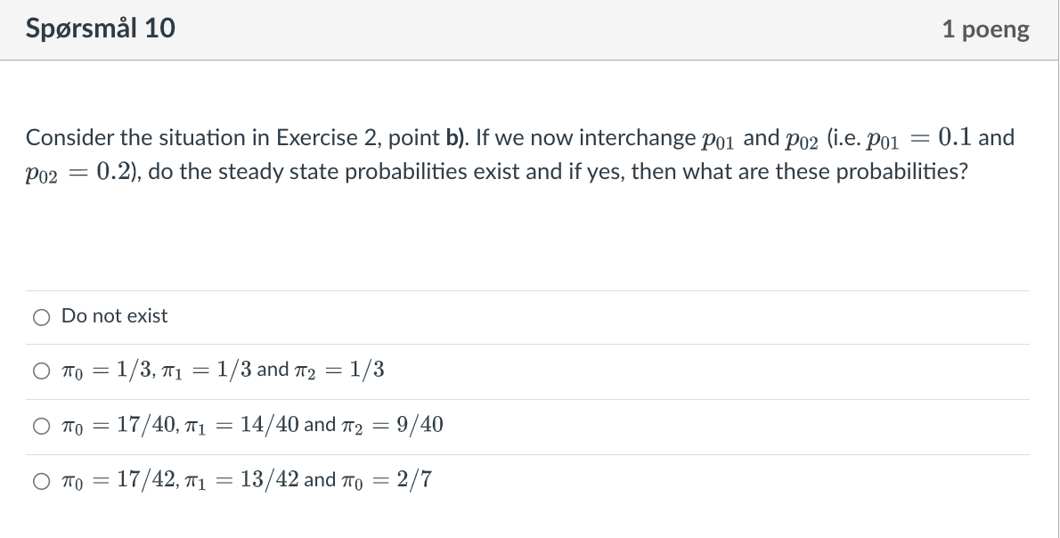 Solved Consider The Situation In Exercise 2, Point B). If We | Chegg.com