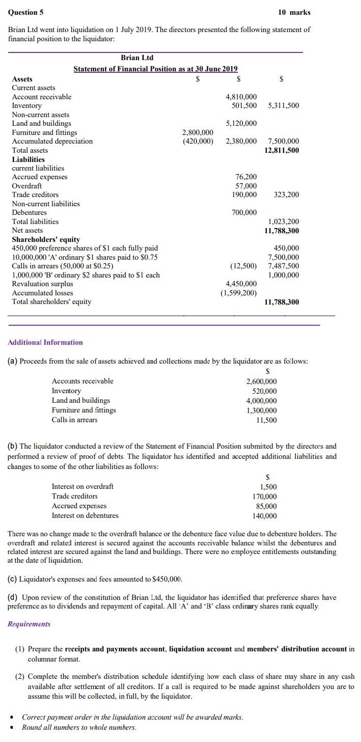 What Is The Purpose Of A Liquidation And Distribution Account