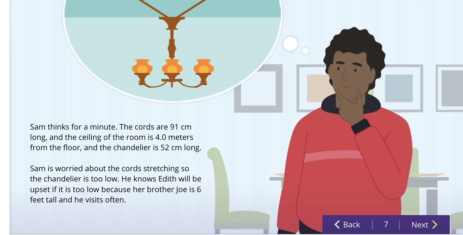 Solved اے گی U D Sam Thinks For A Minute The Cords Are 91 Chegg Com