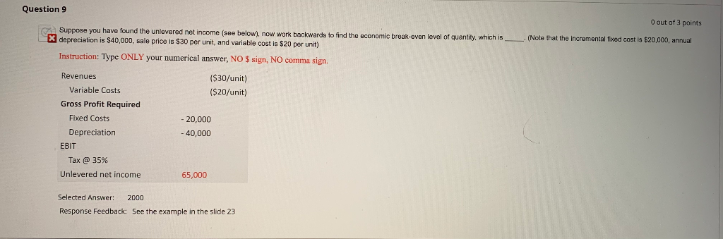 Solved Question 3 0 out of 3 points For the in-class | Chegg.com