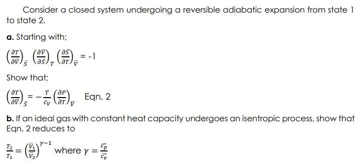 Solved Consider A Closed System Undergoing A Reversible | Chegg.com