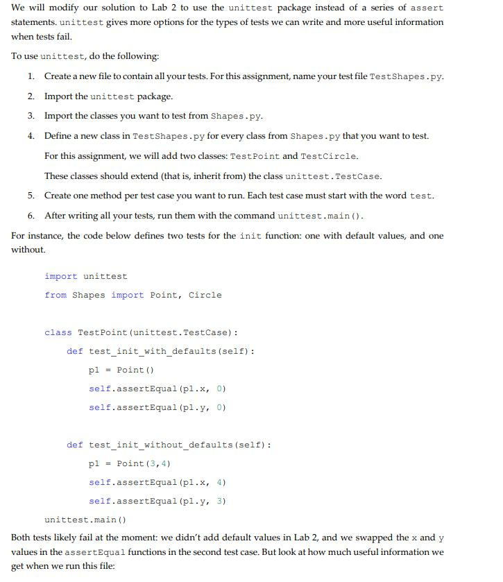 1 2 3 class Point def init (self, x = 0, y = 0)