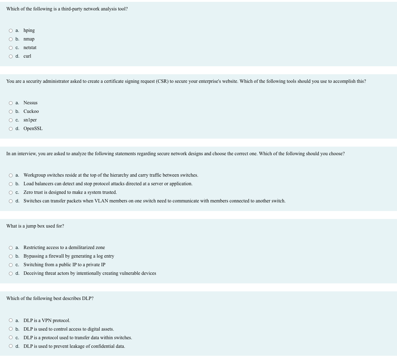 which of the following is a third-party network analysis tool?