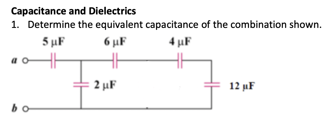 Solved Capacitance And Dielectrics 1. Determine The | Chegg.com