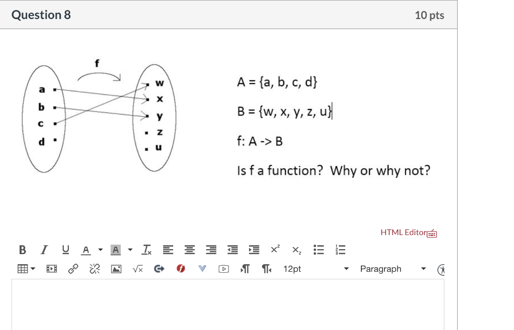 Solved Question 7 10 Pts F A Fa B C D A B W X Y Z U Chegg Com