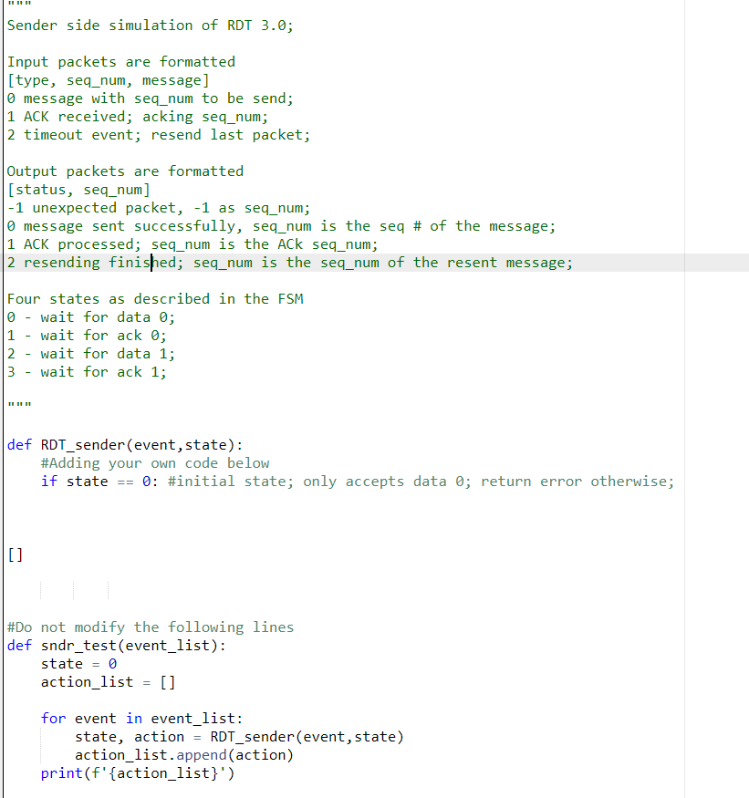 Solved RDT 3.0, also known as alternating-bit protocol, uses | Chegg.com