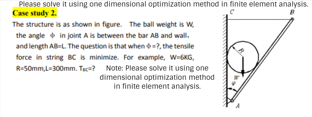 Solved B Please solve it using one dimensional optimization | Chegg.com