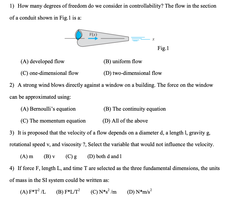 Solved 1 How Many Degrees Of Freedom Do We Consider In C Chegg Com