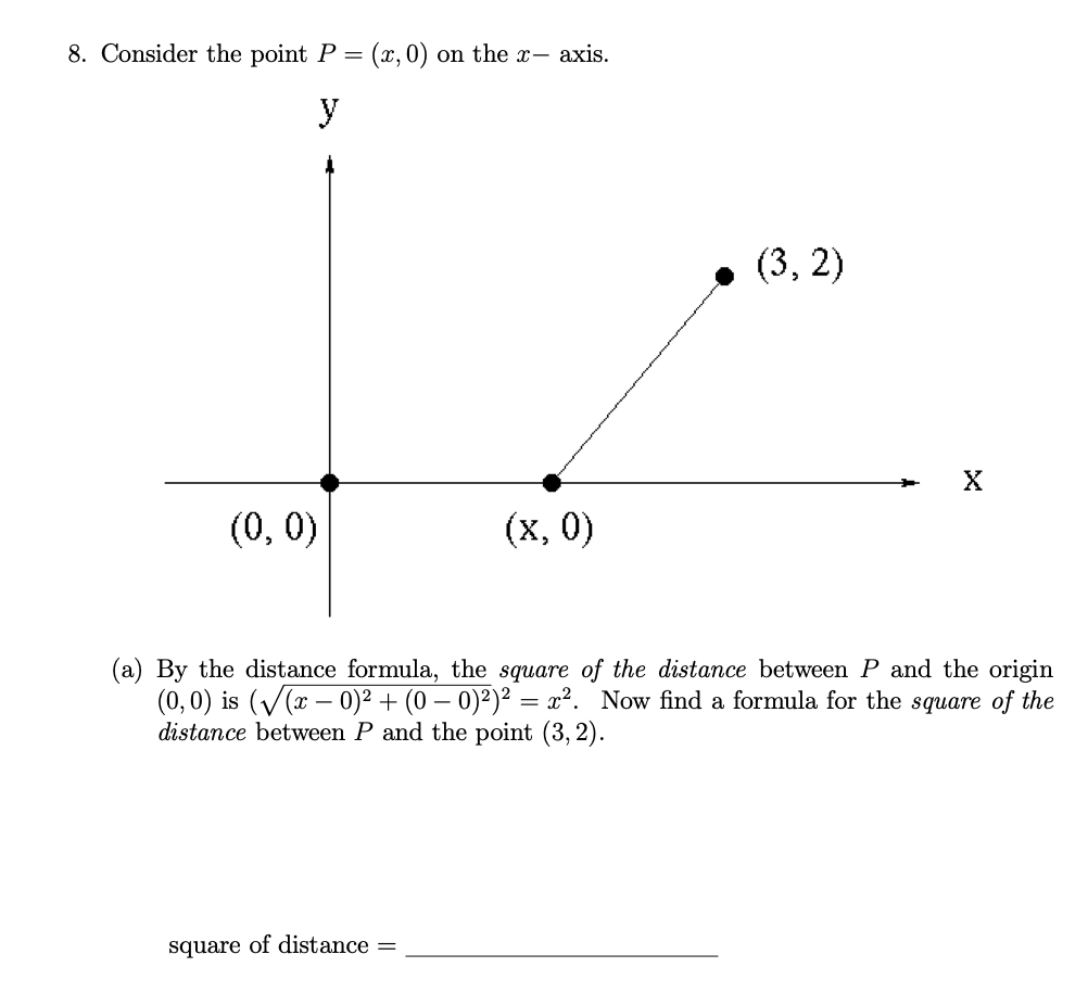 distance of point p 0 2 from x axis