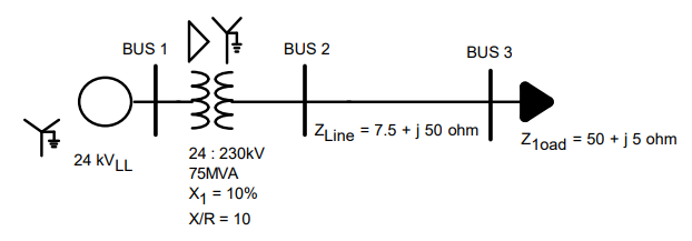 Solved Sketch per unit, per phase diagram. Use a MVA base of | Chegg.com