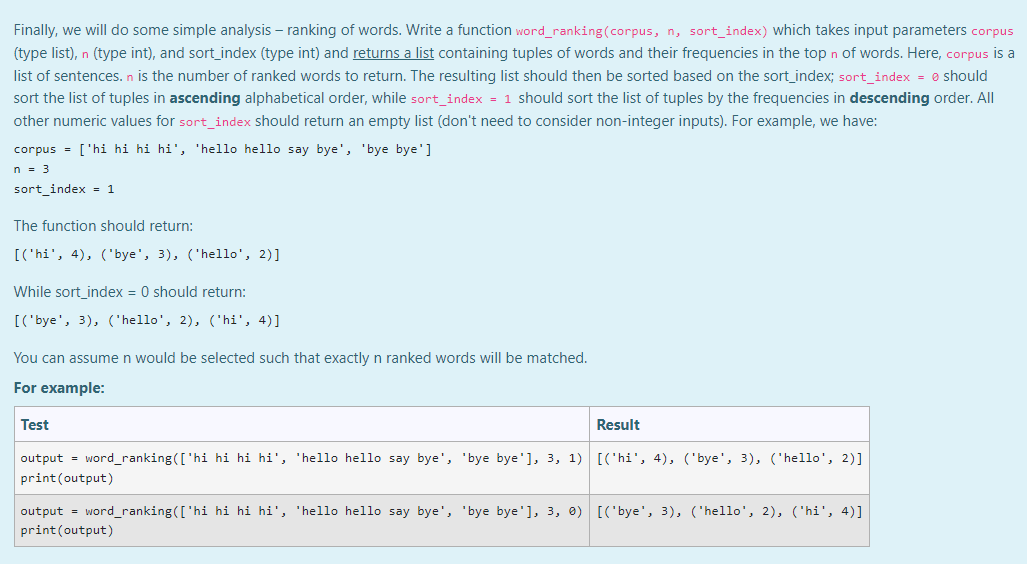 Solved This Needs To Be Done Using Python. Other Chegg | Chegg.com