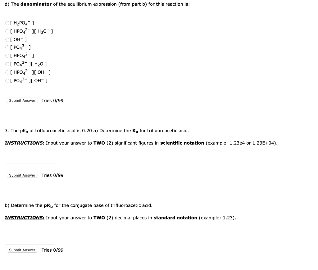 Solved 2. Consider the reaction of phosphate ion (PO43-) | Chegg.com