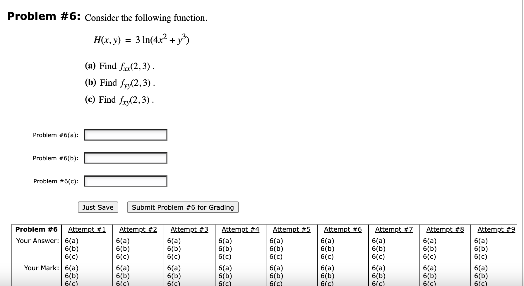 Solved Problem \#6: Consider The Following Function. | Chegg.com