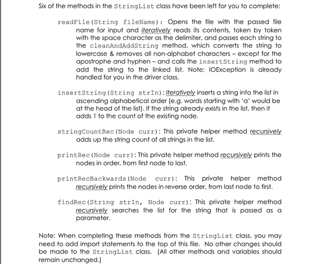 Solved Please use java language to complete the incomplete | Chegg.com