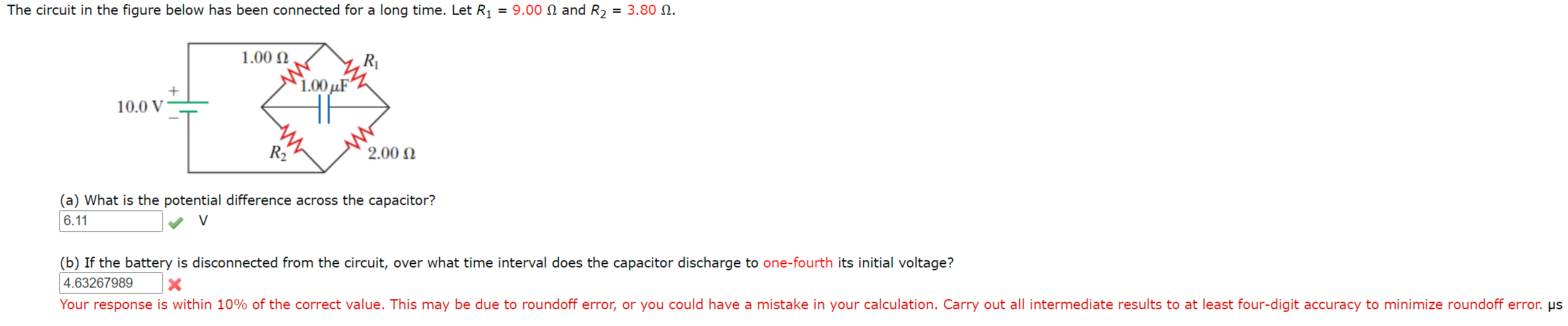 Solved The circuit in the figure below has been connected | Chegg.com