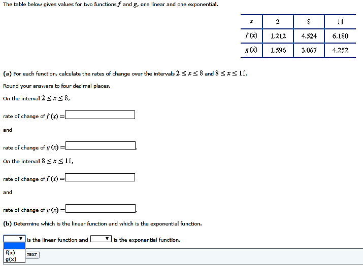 Solved The table below gives values for two functions f and | Chegg.com