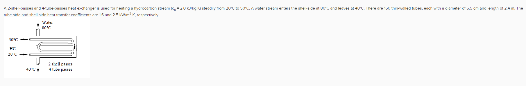 Solved Calculate the mass flow rate of water. (Round the | Chegg.com