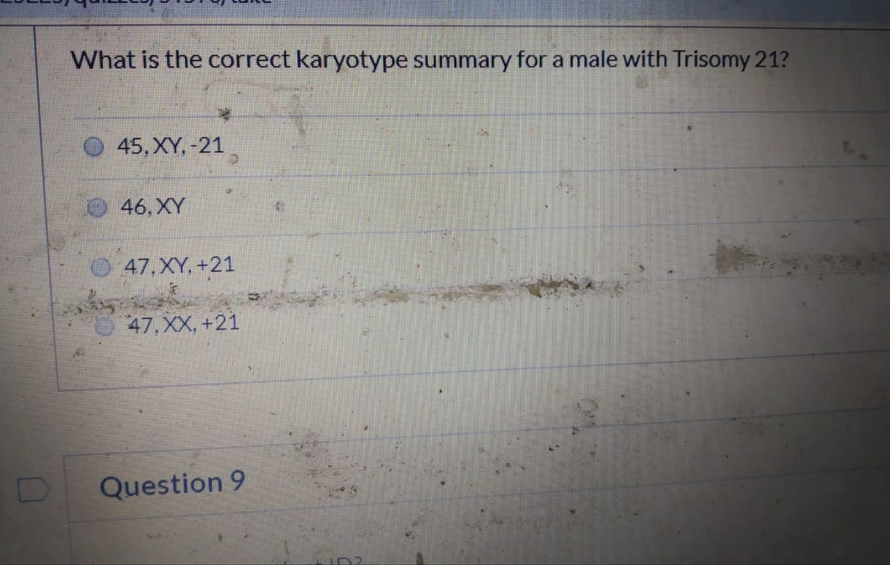 Solved Question 3 1 pts Which of the following genetic | Chegg.com