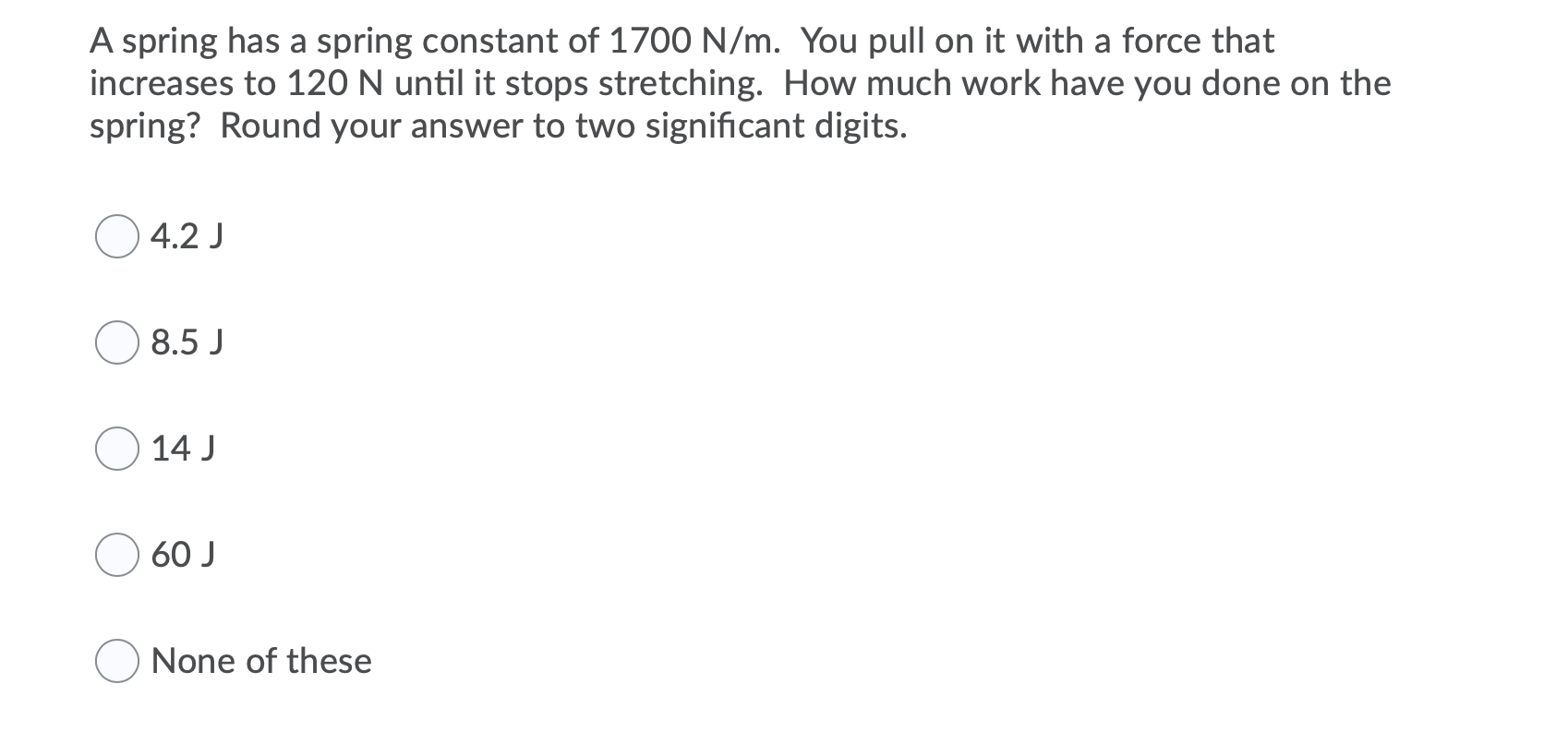 Solved An unstretched bungee cord with spring constant k =