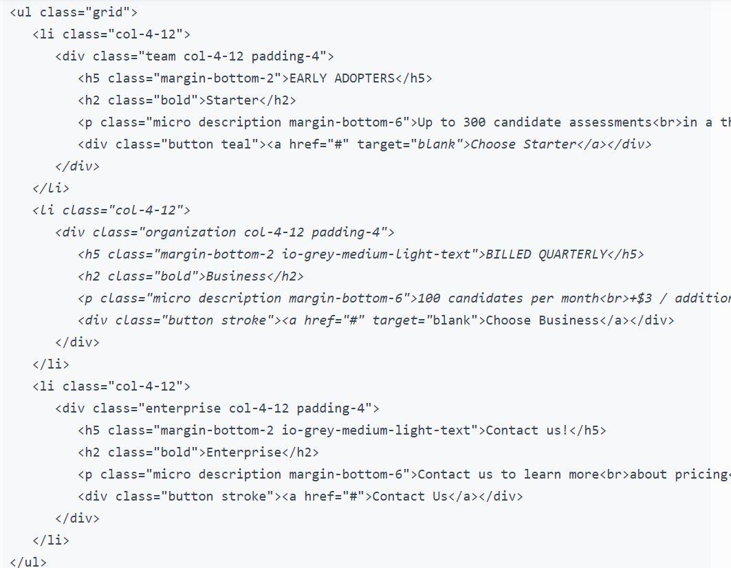 You are given the HTML code and a mockup (in the | Chegg.com