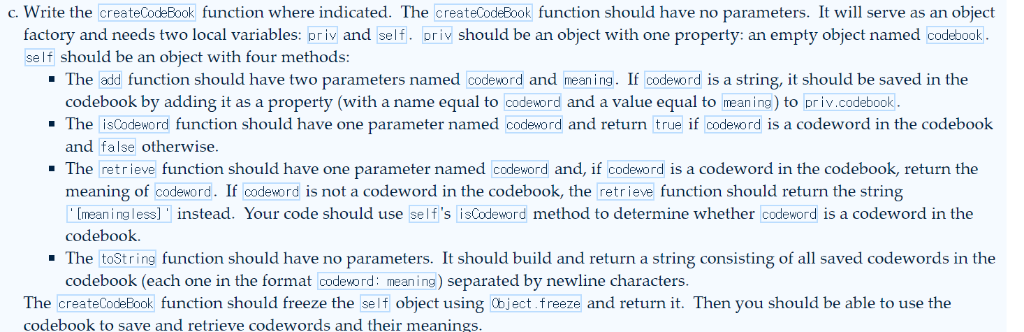 Solved Javascript object question (function () { | Chegg.com