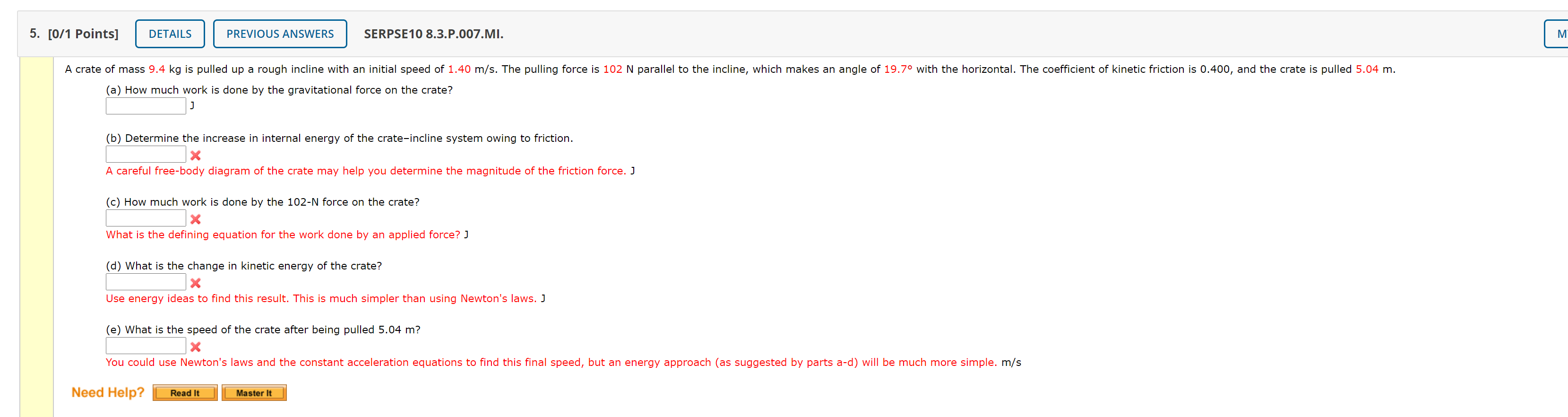 Solved 5. [0/1 Points] DETAILS PREVIOUS ANSWERS SERPSE10 | Chegg.com