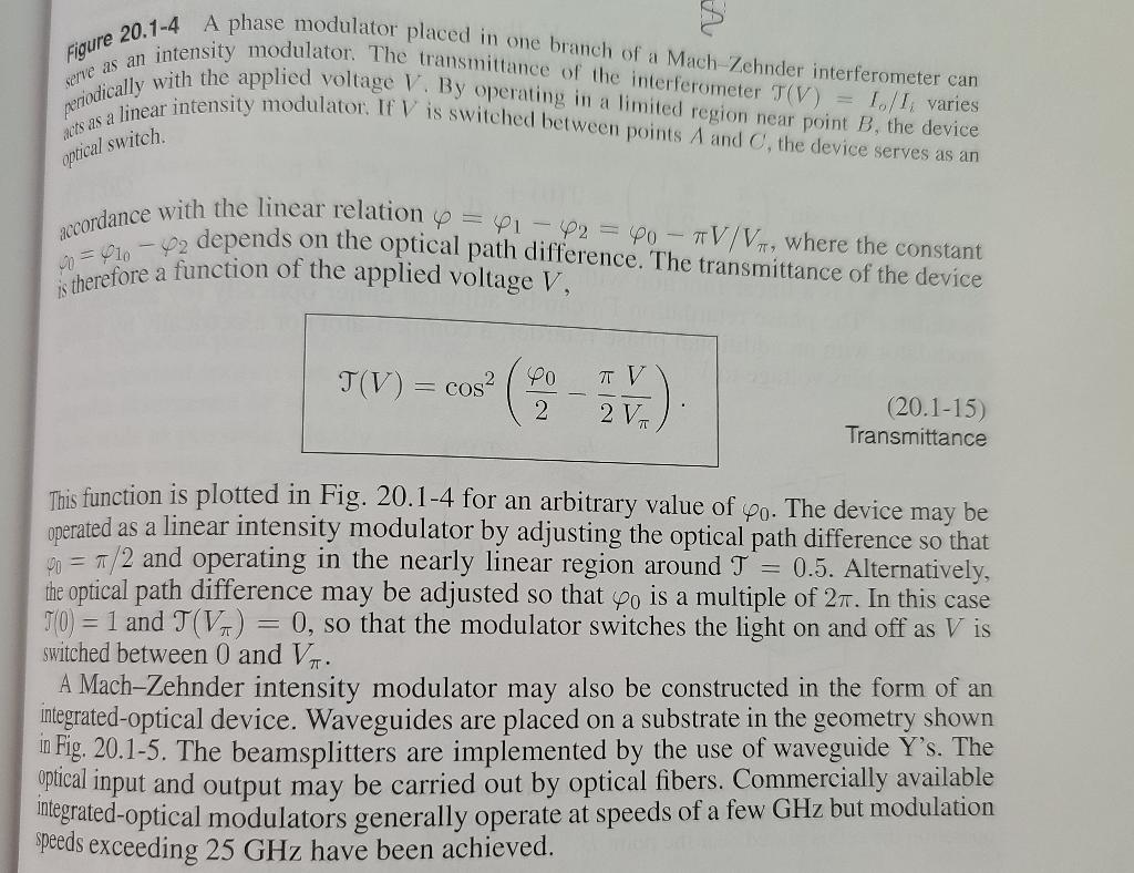 Determine the phase shift introduced by a | Chegg.com