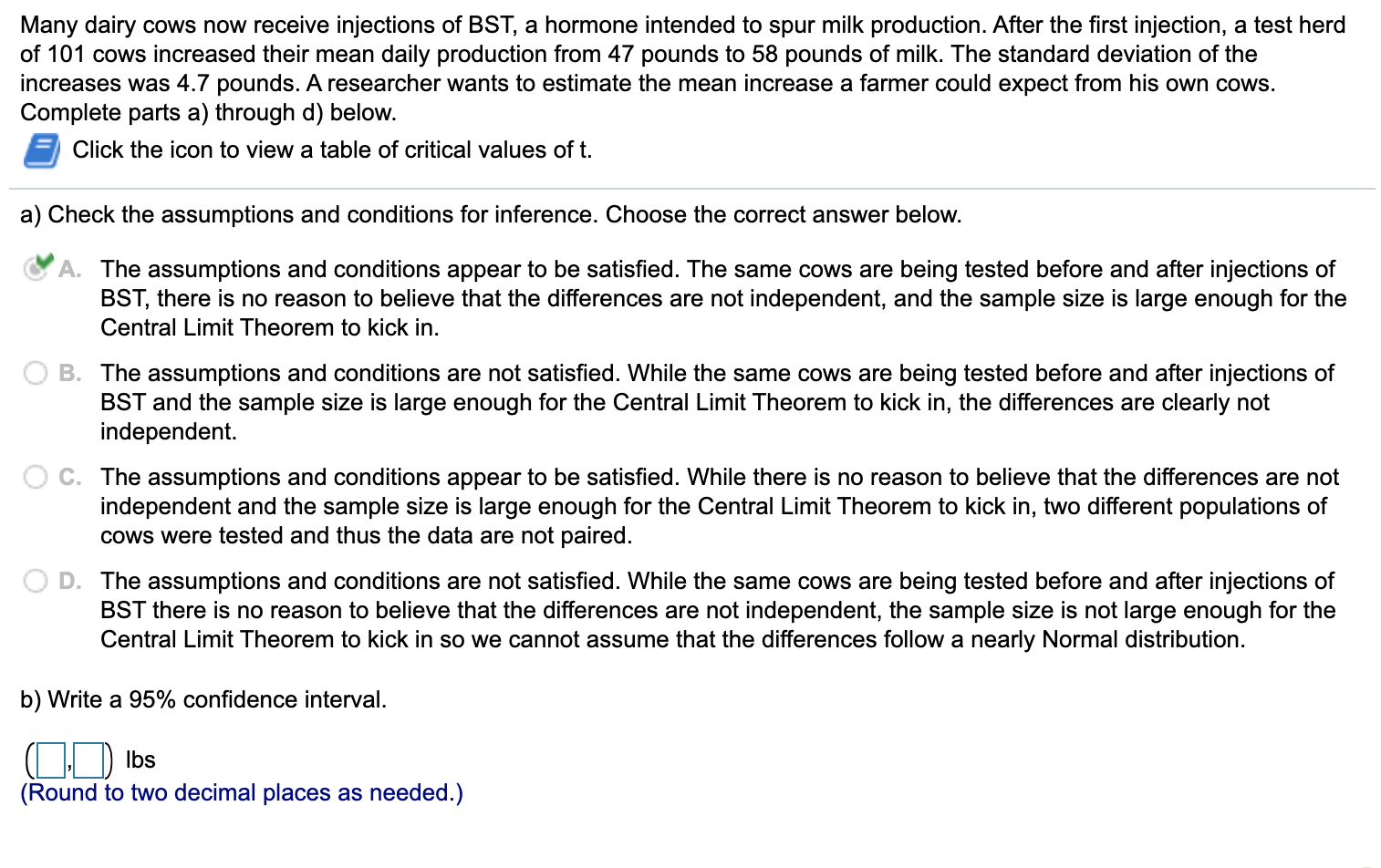 Solved Many dairy cows now receive injections of BST, a | Chegg.com
