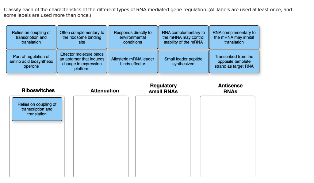 Solved Classify each of the characteristics of the different | Chegg.com