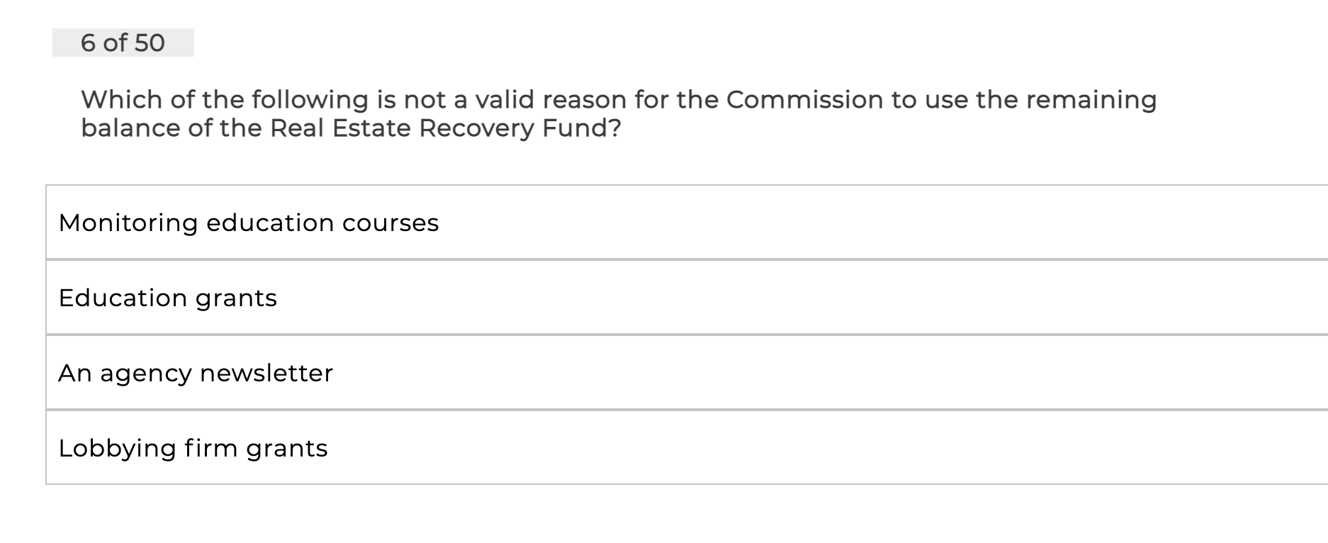 Solved 6 of 50 Which of the following is not a valid reason