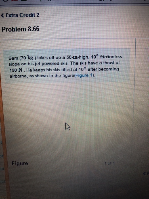 Solved Extra Credit 2 Problem 8.66 Sam (70 kg ) takes off up | Chegg.com