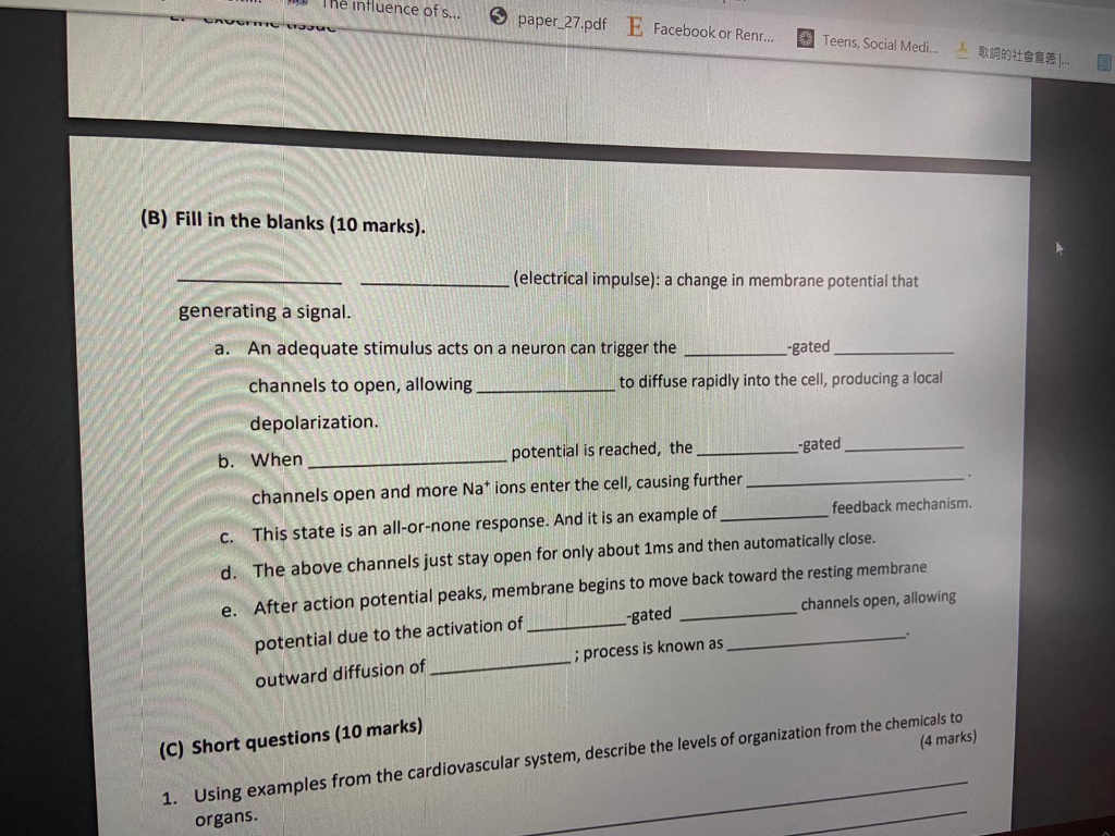 Solved Mu Tme Intluence Of S Paper 27 Pdf E Facebook Or Chegg Com