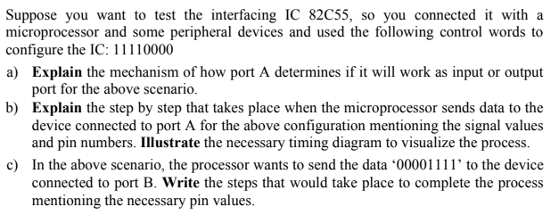 Solved Suppose you want to test the interfacing IC C5582, | Chegg.com
